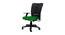 Bellanca Ergonomic chair (Black & Green) by Urban Ladder - Design 1 Side View - 562754
