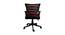 Zarek Ergonomic chair (Red & Black) by Urban Ladder - Design 2 Side View - 562761