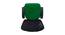 Bellanca Ergonomic chair (Black & Green) by Urban Ladder - Design 2 Side View - 562763