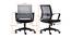 Bronwyn Ergonomic chair (Black) by Urban Ladder - Design 1 Dimension - 562790
