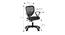 Augustina Ergonomic chair (Black) by Urban Ladder - Design 1 Dimension - 562791