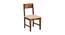 Cyrus Solid Wood 4 Seater Dining Set in Honey Finish (HONEY, HONEY Finish) by Urban Ladder - Design 1 Side View - 563590