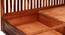 Beatrice Solid Wood King Size Box Storage Bed in Honey Finish (King Bed Size, HONEY Finish) by Urban Ladder - Rear View Design 1 - 563598