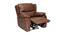 Scarlet Leatherette 1 Seater Recliner in Tan Brown Colour (Tan Brown, One Seater) by Urban Ladder - Rear View Design 1 - 563605