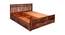 Beatrice Solid Wood King Size Box Storage Bed in Honey Finish (King Bed Size, HONEY Finish) by Urban Ladder - Design 1 Dimension - 563622