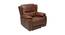 Scarlet Leatherette 1 Seater Recliner in Tan Brown Colour (Tan Brown, One Seater) by Urban Ladder - Design 1 Dimension - 563628