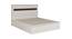 Archer Engineered Wood King Size Hydraulic Storage Bed in White Finish (King Bed Size, White Finish) by Urban Ladder - Front View Design 1 - 563655