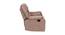 Houston Fabric 1 Seater Recliner in Light Brown Colour (Light Brown, One Seater) by Urban Ladder - Cross View Design 1 - 563674