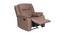 Houston Fabric 1 Seater Recliner in Light Brown Colour (Light Brown, One Seater) by Urban Ladder - Rear View Design 1 - 563723