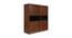 Alexia Engineered Wood 2 Door Sliding Wardrobe in Walnut Finish (Walnut Finish) by Urban Ladder - Design 1 Dimension - 563737