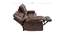 Braxton Leatherette 3 Seater Recliner in Brown Colour (Brown, One Seater) by Urban Ladder - Design 1 Dimension - 563770