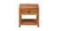 Colson Solid Wood Nigh Stand in Teak Finish (Teak Finish) by Urban Ladder - Design 1 Full View - 563814