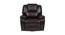 Orlando Leatherette 1 Seater Recliner in Dark Brown Colour (Dark Brown, One Seater) by Urban Ladder - Design 1 Full View - 563822