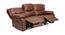 Scarlet Leatherette 3 Seater Recliner in Tan Brown Colour (Tan Brown, One Seater) by Urban Ladder - Rear View Design 1 - 563908