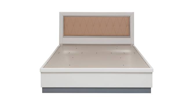 Boston Engineered Wood King Size Hydraulic Storage Bed in White Finish (King Bed Size, White Finish) by Urban Ladder - Design 1 Full View - 563922