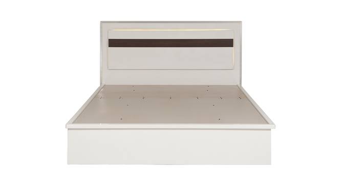 Archer Engineered Wood Queen Size Hydraulic Storage Bed in White Finish (Queen Bed Size, White Finish) by Urban Ladder - Design 1 Full View - 563923