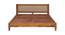 Colson Solid Wood King Size Non Storage Bed in Teak Finish (Teak Finish, King Bed Size) by Urban Ladder - Design 1 Full View - 563925
