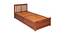 Marko Solid Wood Single Size Storage Bed in Honey Finish (King Bed Size, HONEY Finish) by Urban Ladder - Front View Design 1 - 563952