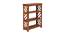 Saylor Solidwood Book Shelf In Walnut Color (Walnut Finish) by Urban Ladder - Front View Design 1 - 563965
