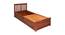 Marko Solid Wood Single Size Storage Bed in Honey Finish (King Bed Size, HONEY Finish) by Urban Ladder - Design 1 Side View - 563988