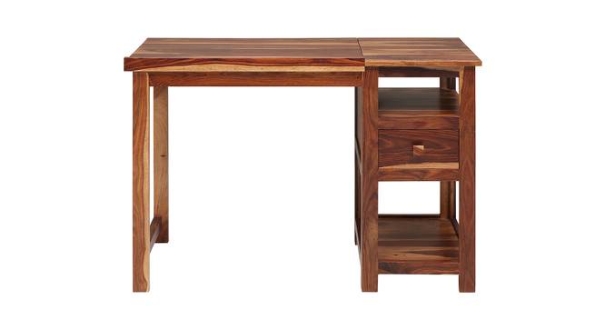 Tiana Solid Wood Study Table in Walnut Finish (Walnut) by Urban Ladder - Design 1 Full View - 564022