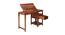 Tiana Solid Wood Study Table in Walnut Finish (Walnut) by Urban Ladder - Rear View Design 1 - 564122