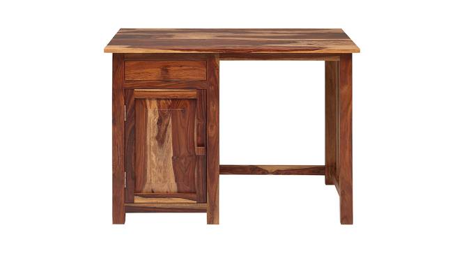 Zane Solid Wood Study Table in Walnut Finish (Walnut) by Urban Ladder - Design 1 Full View - 564127