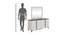 Archer Engineered Wood Dresser in White Finish (White) by Urban Ladder - Design 1 Dimension - 564134