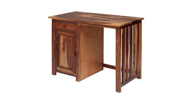 Zane Solid Wood Study Table in Walnut Finish (Walnut) by Urban Ladder - Front View Design 1 - 564156