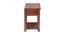 Angela Solid Wood Nigh Stand in Walnut Finish (Walnut Finish) by Urban Ladder - Cross View Design 1 - 564169