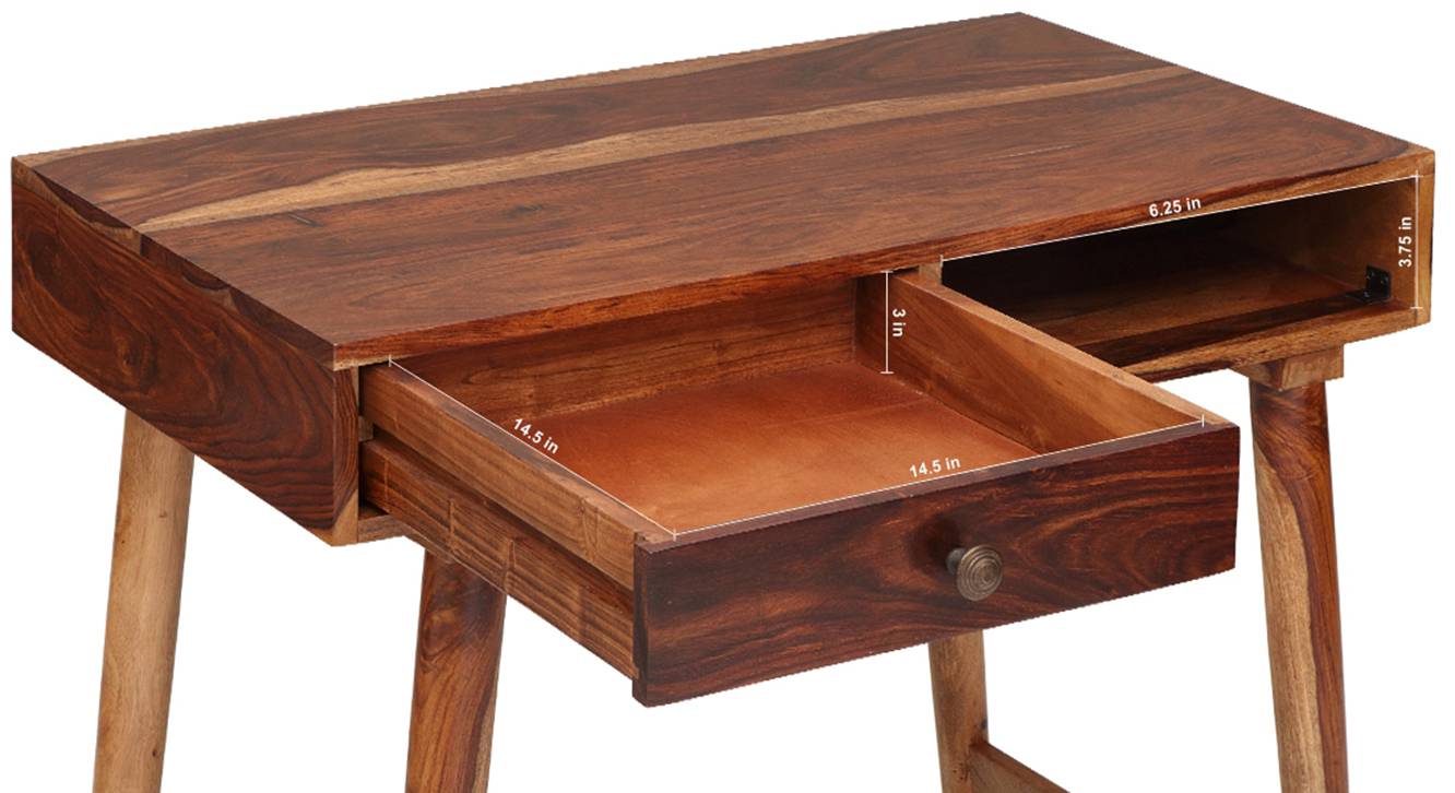 Alexis Solid Wood Study Table in Finish Urban Ladder