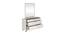 Boston Engineered Wood Dresser in White Finish (White) by Urban Ladder - Rear View Design 1 - 564200