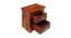 Sophia Solid Wood Nigh Stand in Walnut Finish (Walnut Finish) by Urban Ladder - Design 1 Dimension - 564221