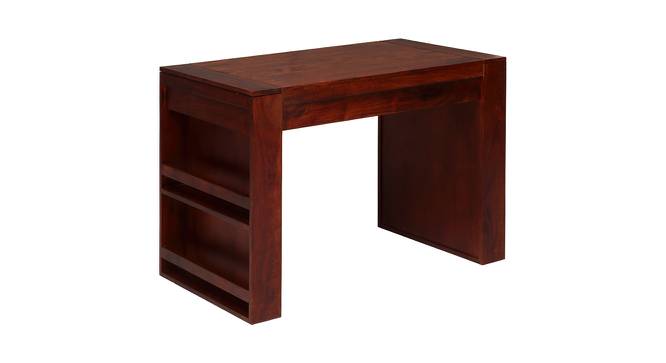 Cayson Solid Wood Study Table in Honey Finish (HONEY) by Urban Ladder - Front View Design 1 - 564246
