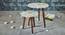 Turkish Delight Nested Table (Blue & Mustard) by Urban Ladder - Front View Design 1 - 564304