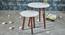 Laura Nested Table (White) by Urban Ladder - Front View Design 1 - 564305