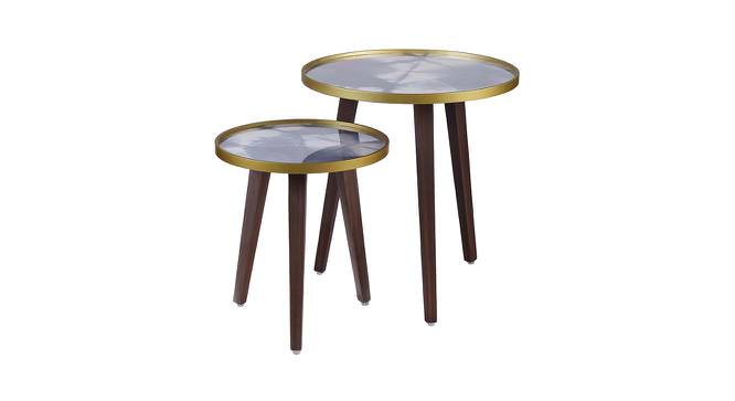 Patang Nested Table (Blue & Gold) by Urban Ladder - Cross View Design 1 - 564315