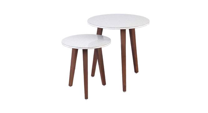 Laura Nested Table (White) by Urban Ladder - Cross View Design 1 - 564319