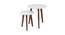 Laura Nested Table (White) by Urban Ladder - Cross View Design 1 - 564319