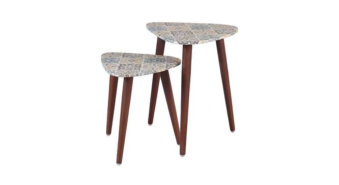 Turkish Delight Side Table (Blue & Mustard) by Urban Ladder - Cross View Design 1 - 564321
