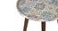 Turkish Delight Nested Table (Blue & Mustard) by Urban Ladder - Rear View Design 1 - 564342