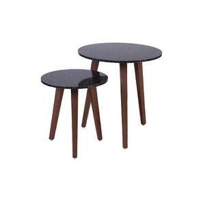 a tiny mistake Solid Wood Side Table in Black Finish-picture-14