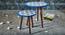 Mandala Nested Table (Blue) by Urban Ladder - Front View Design 1 - 564370
