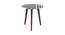 Moonbeam Nested Table (Black & Cream) by Urban Ladder - Front View Design 1 - 564373