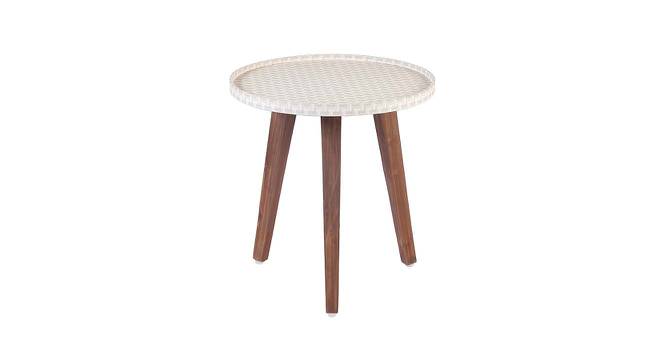 Herringbone Nested Table (Beige & Cream) by Urban Ladder - Front View Design 1 - 564375