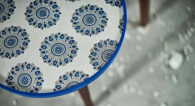 Mandala Nested Table (Blue) by Urban Ladder - Cross View Design 1 - 564380