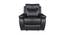 Uno Leatherette 1 Seater Manual Recliner in Black Colour (Black, One Seater) by Urban Ladder - Cross View Design 1 - 564416