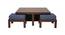 Navy Square Engineered Wood Coffee Table in Polished Finish (Polished Finish) by Urban Ladder - Cross View Design 1 - 564419
