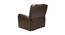 Chicago  Leatherette 1 Seater Manual Recliner in Dark Brown Colour (Brown, One Seater) by Urban Ladder - Design 1 Side View - 564424