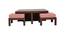 Opal Square Engineered Wood Coffee Table in Polished Finish (Polished Finish) by Urban Ladder - Design 1 Side View - 564470